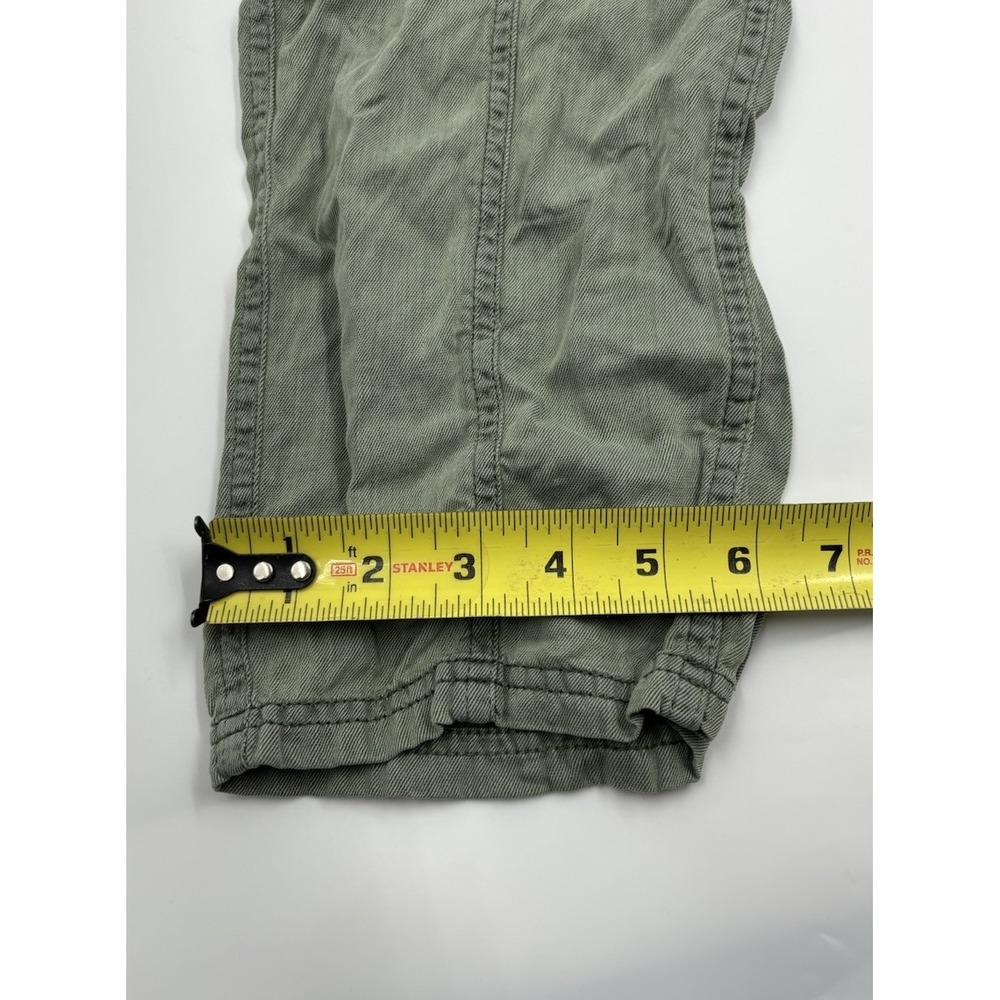 Faherty Women's M Tencel Linen Green Ankle Jogger - Picture 5 of 8